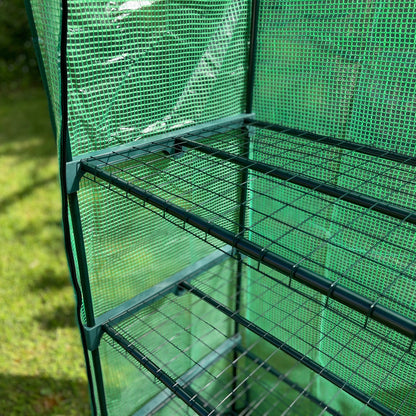 Four Tier Mini Greenhouse with Reinforced Cover