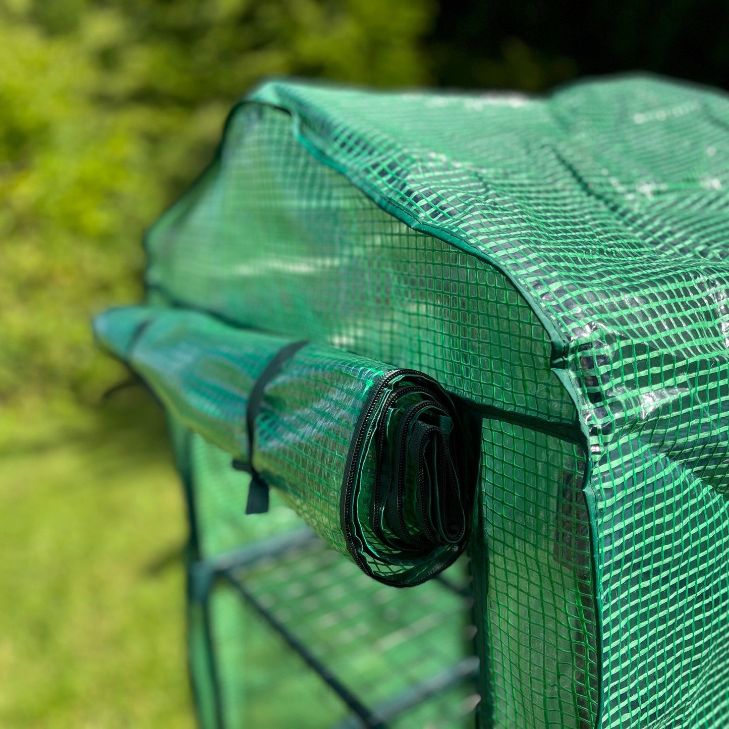 Four Tier Mini Greenhouse with Reinforced Cover