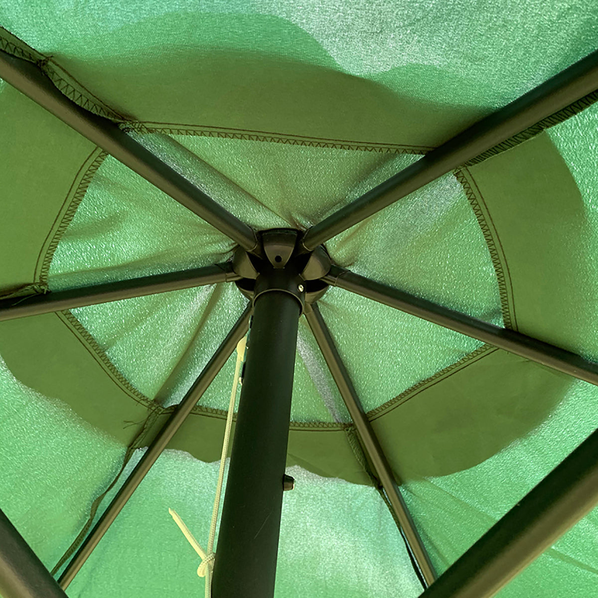 Green Crank & Tilt Metal Garden Parasol