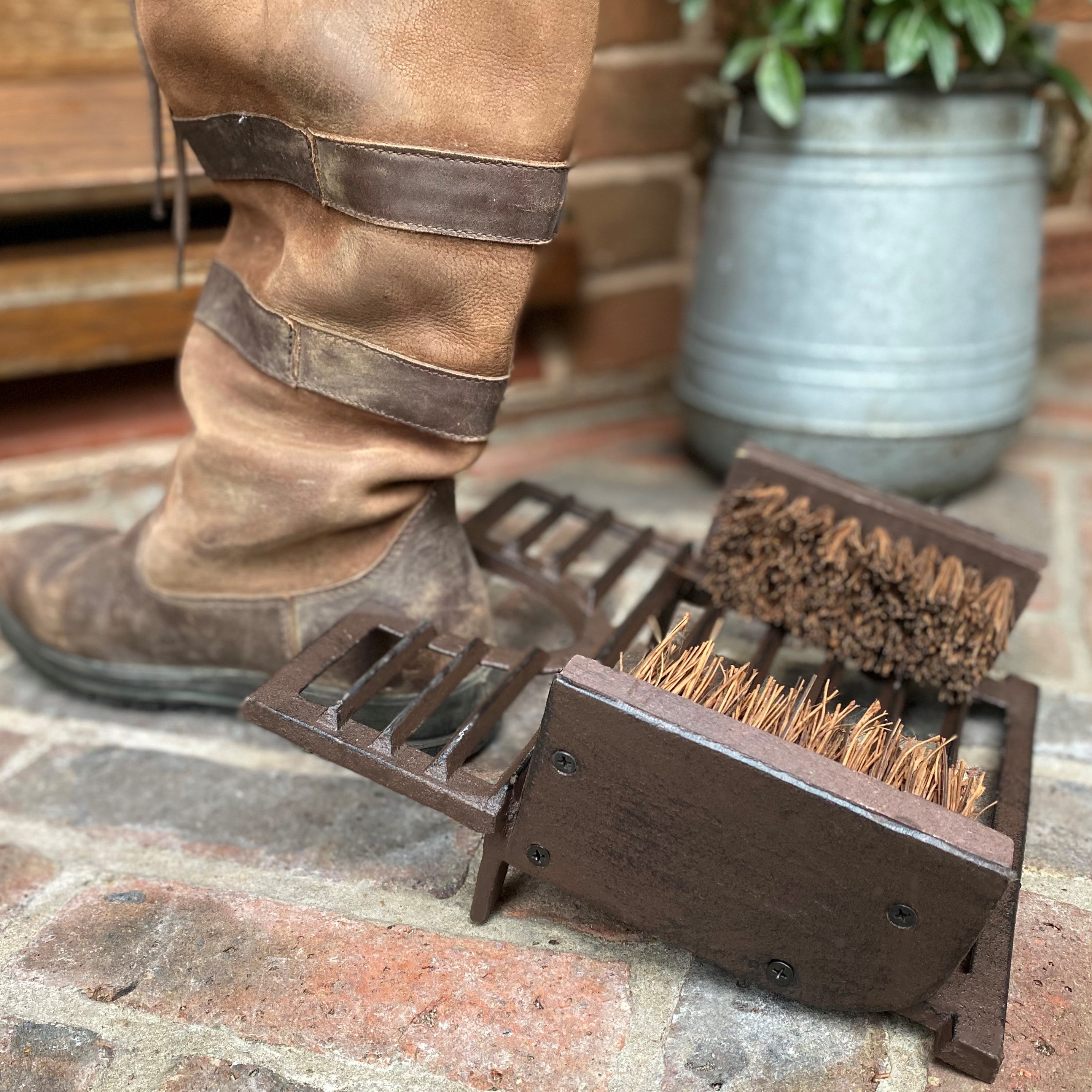 Classic Cast Iron Boot Jack Shoe Scraper l Garden Selections