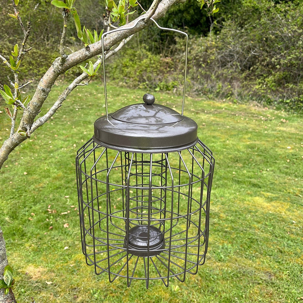 Heavy Duty Squirrel Proof Hanging Bird Suet Fat Ball Feeder