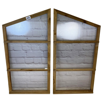 Pair of Side Panels for Wooden Mini Growhouse GFJ147