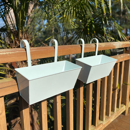Hangers for Ivory White Balcony Hanging Planter GFK446