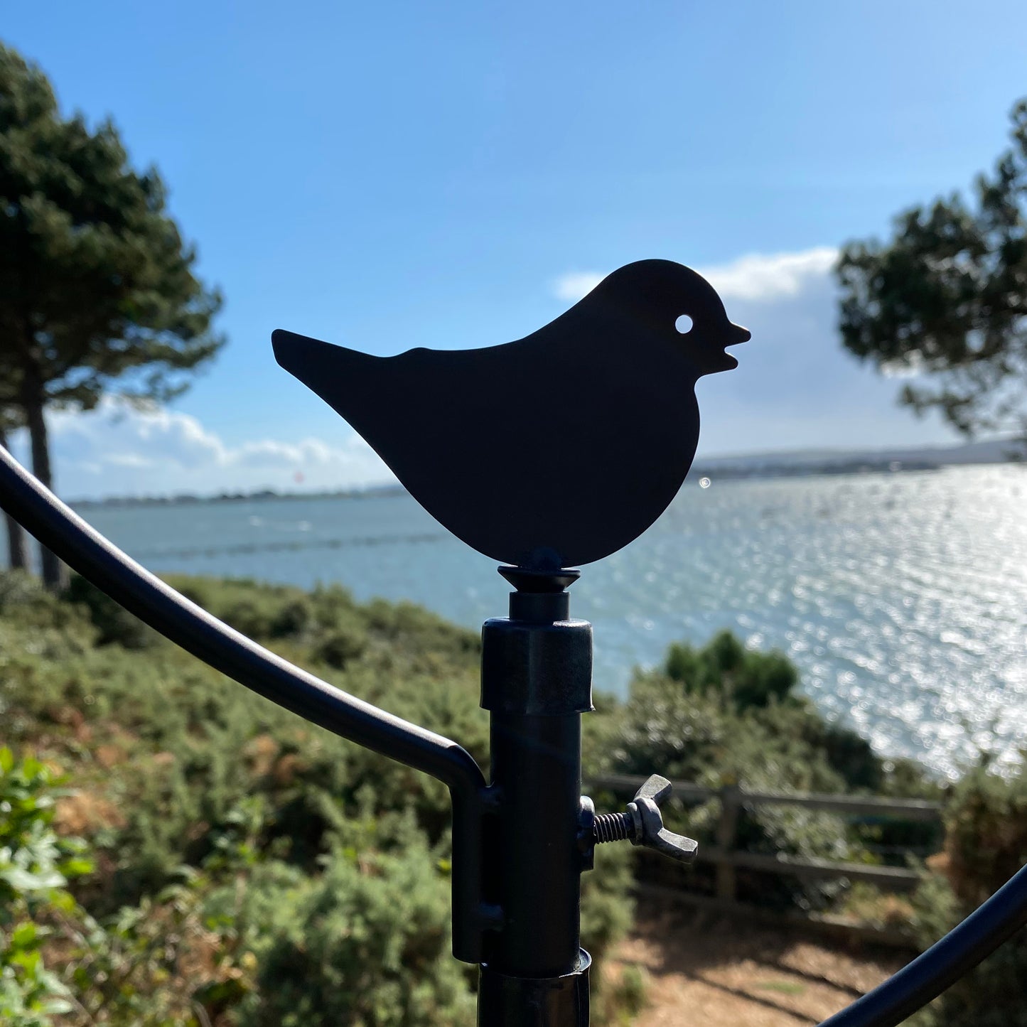 Brownsea Balcony Bird Feeding Station with Two Copper Feeders