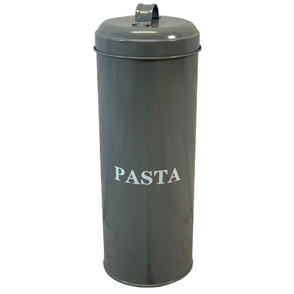 Pasta Storage Tin In French Grey