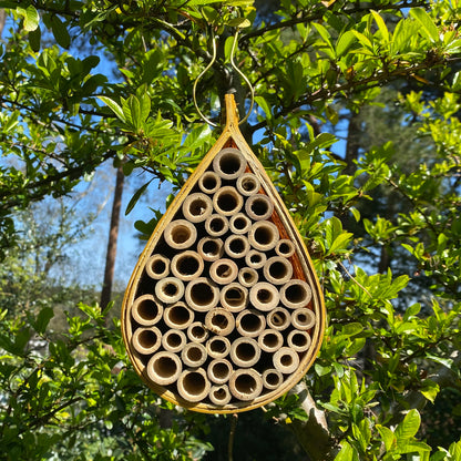Hanging Teardrop Insect Hotel