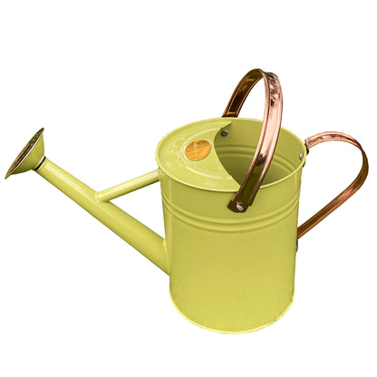 Sage Green Metal & Copper Watering Can (3.5 Litre)