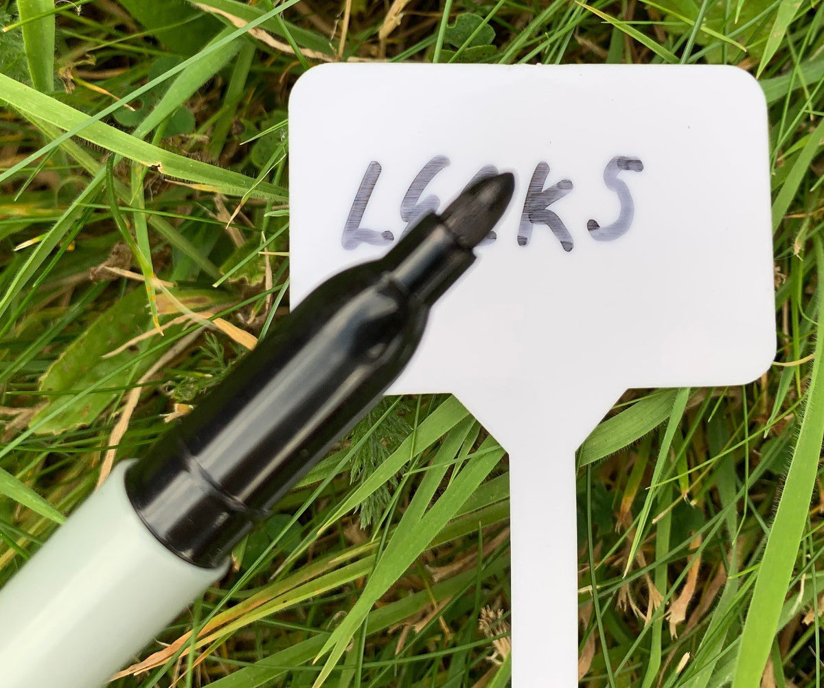 200 Garden Pot Plant Labels With Marker Pens