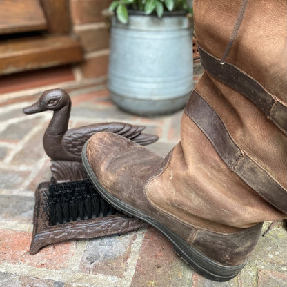 Cast Iron Duck Boot Brush Shoe Scraper