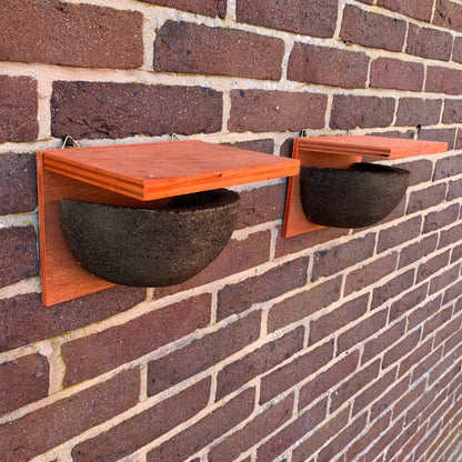 House Martin Bird Nest Box Rounded Half Cup With Top Nester