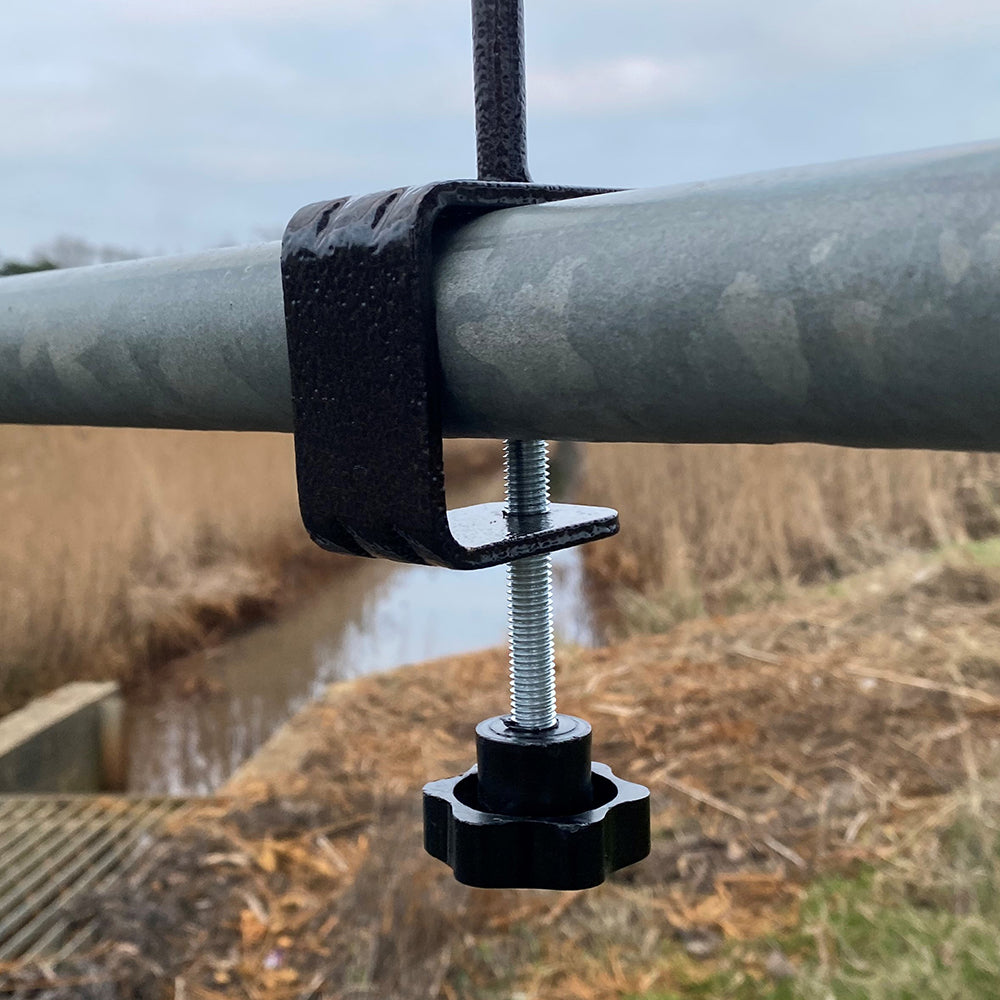 Deck Mounted Wild Bird Feeder and Bird Bath with Railing Clamp Balcony Feeding Station