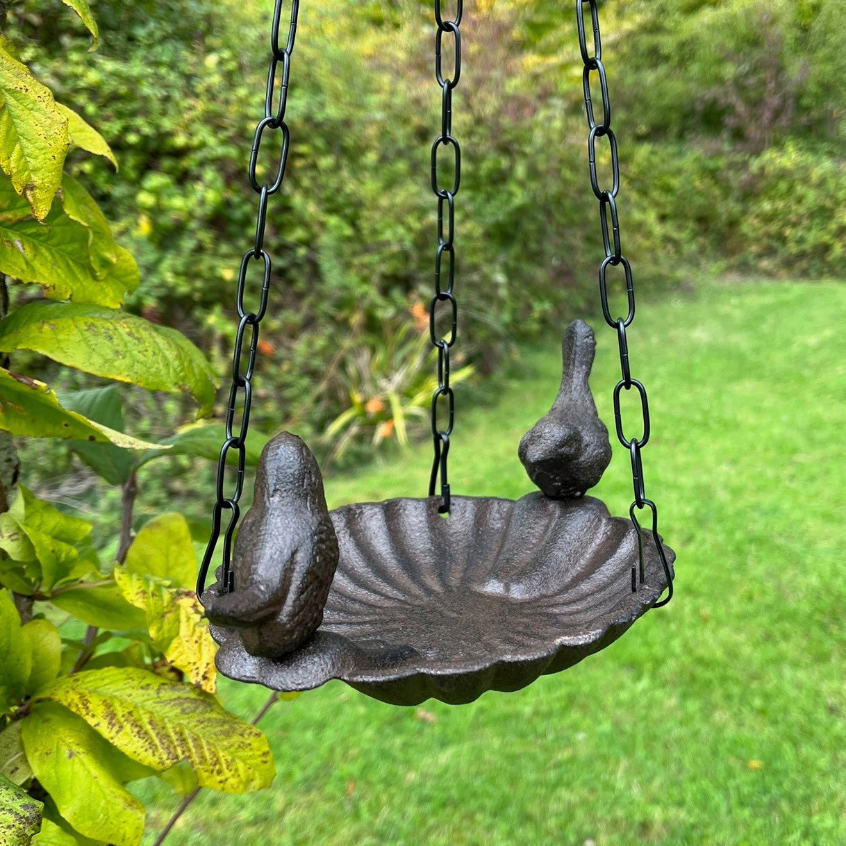 Hanging Cast Iron Garden Bird Bath