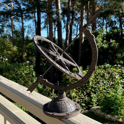 Cast Iron Garden Sundial