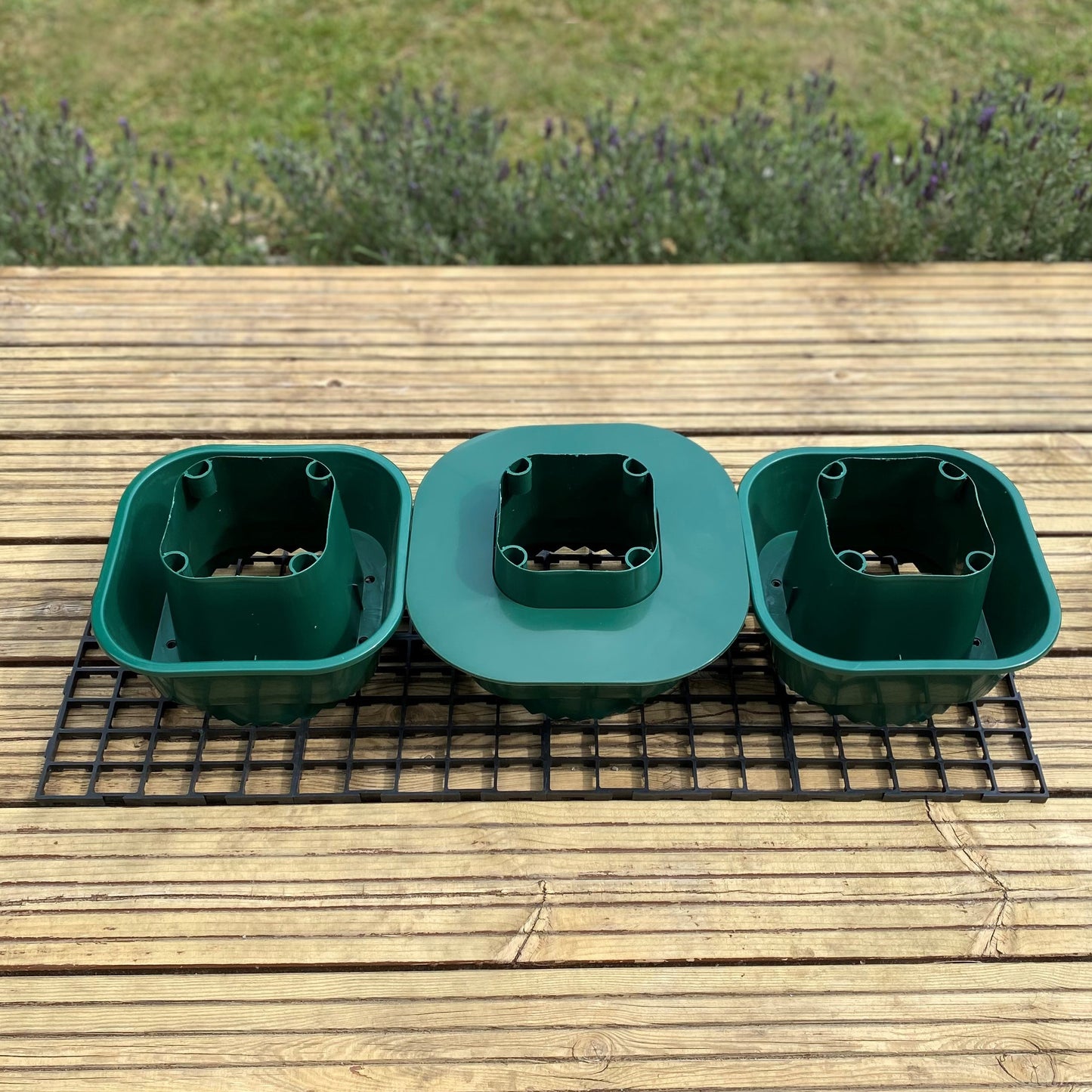 Tomato Growbag Watering Pot Kit - Set of 3 Pots with Planting Guard & Growbag Mat