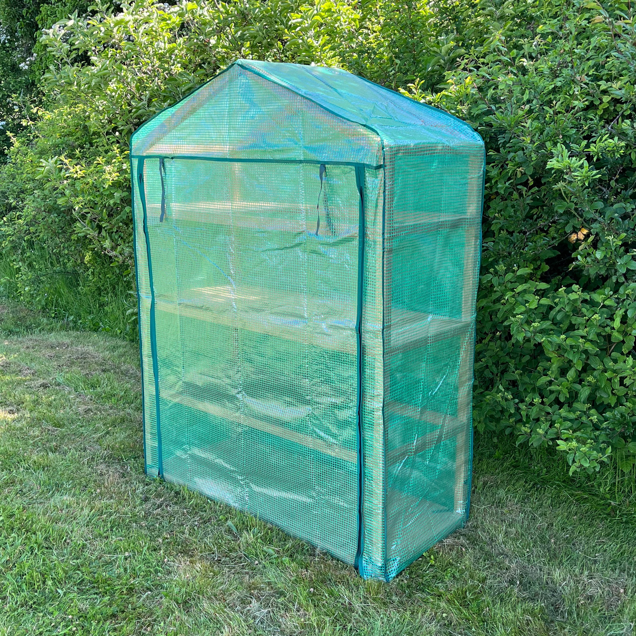 Wooden Framed Mini Greenhouse Polycarbonate Growhouse I Garden Selections