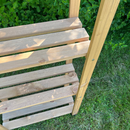 4 Tier Wooden Shelving Storage Rack
