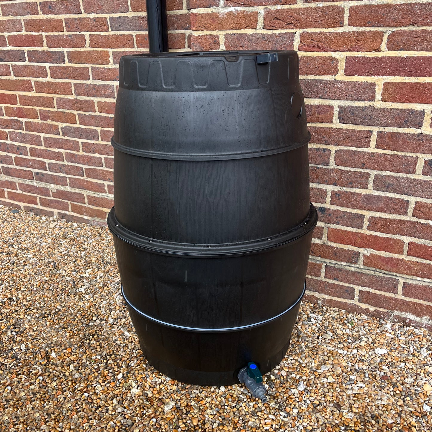 Rain Barrel Water Butt with Tap & Lid (170 Litre)