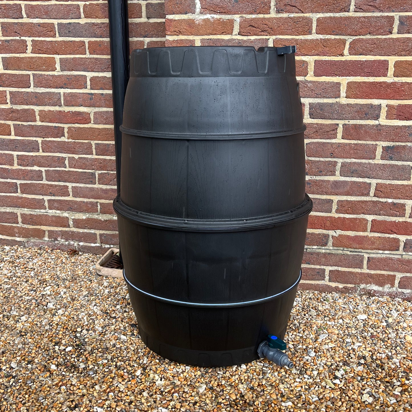 Rain Barrel Water Butt with Tap & Lid (170 Litre)