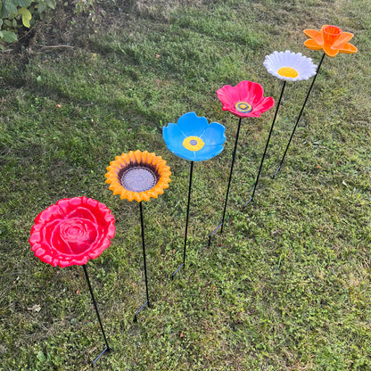 Floral Bird Feeders - Poppy, Daffodil, Sunflower, Daisy, Forget Me Not & Rose