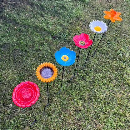 Floral Bird Feeders - Poppy, Daffodil, Sunflower, Daisy, Forget Me Not & Rose