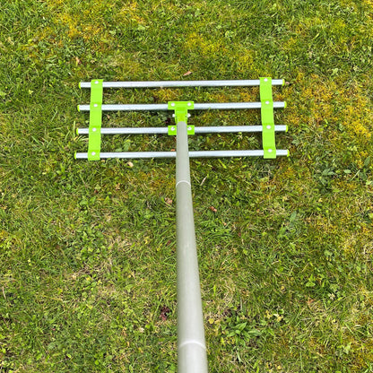 Garden Lawn Levelling Rake with Long Handle