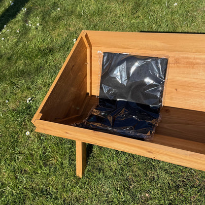 Veg-Trough Wooden Raised Vegetable Bed Planter (75cm)