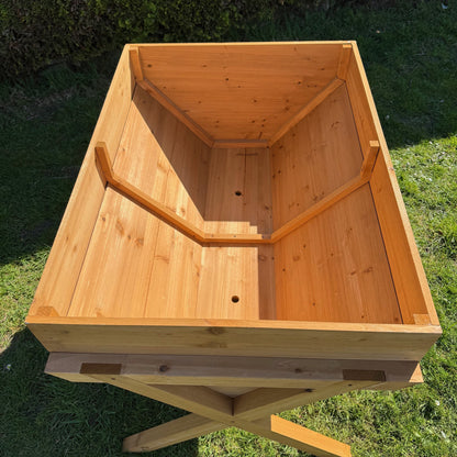 Veg-Trough Wooden Raised Vegetable Bed Planter (100cm)