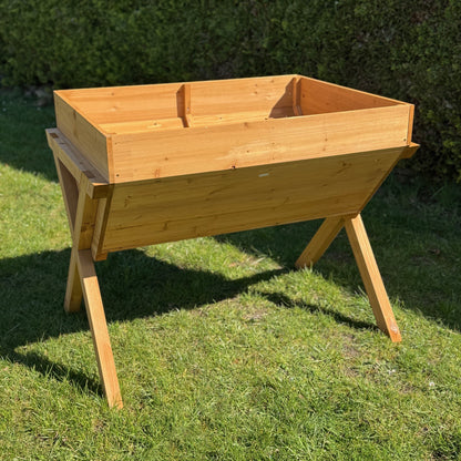 Veg-Trough Wooden Raised Vegetable Bed Planter (100cm)