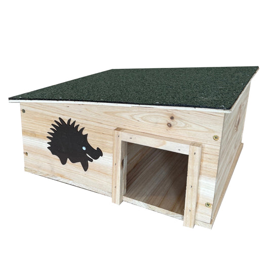 Factory Second - Wooden Hedgehog House & Hibernation Shelter with 2 Chambers