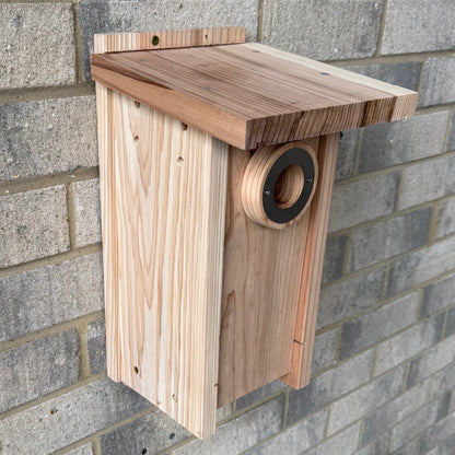 Premium Wooden Birdhouse Garden Nest Box (Set of 2)