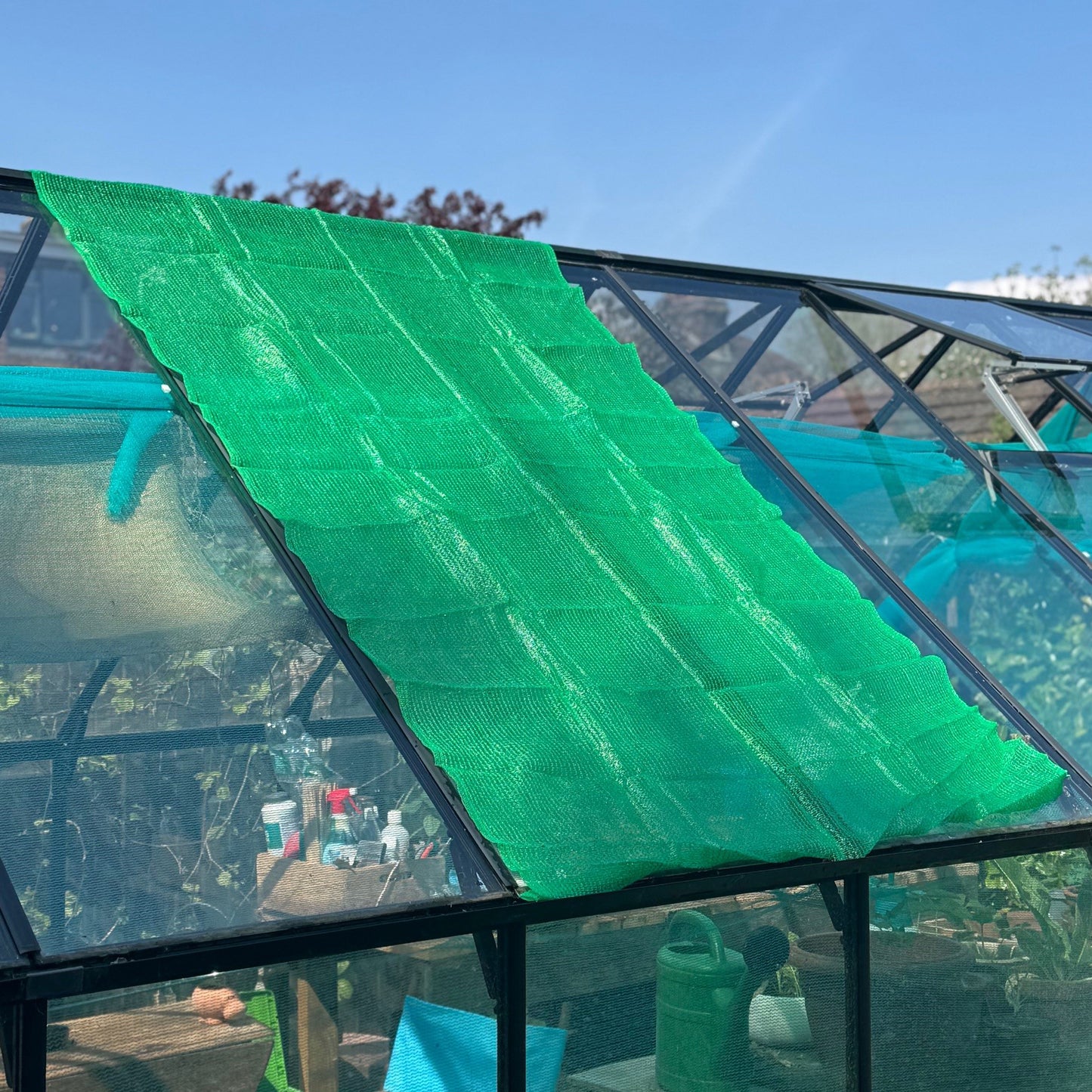 Greenhouse Sun Shade & Privacy Screen Net (2.5m x 1.2m) - 65% Shading Rate