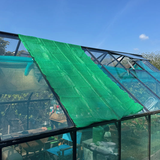Greenhouse Sun Shade & Privacy Screen Net (2.5m x 1.2m) - 65% Shading Rate