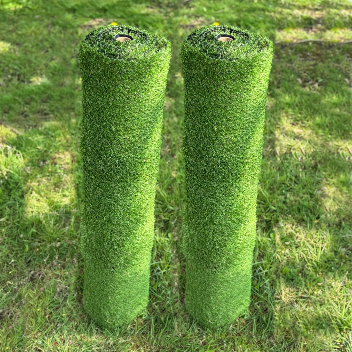 20mm Pile Artificial Lawn Grass (4m x 1m) - Pack of 2