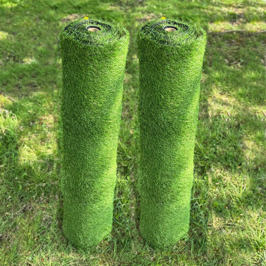 20mm Pile Artificial Lawn Grass (4m x 1m) - Pack of 2