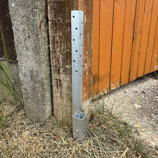 Fence Post Repair Stakes for Damaged Wooden Posts (Pack of 2)