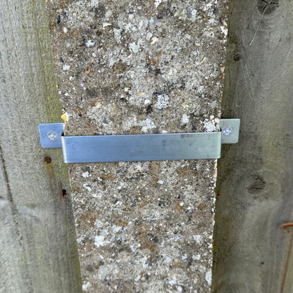 Fence Panel Security Bracket Set (20 Pack) Galvanized Steel Post Clips