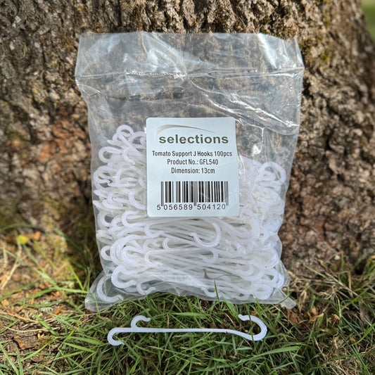 Tomato Plant Support J Hook Clips 130mm (Pack of 100)