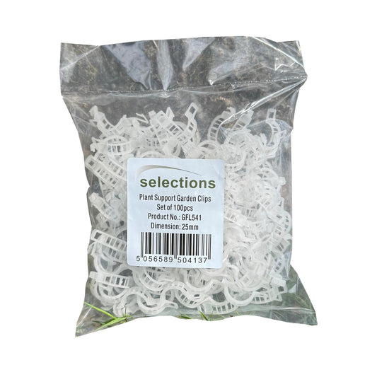 Garden Plant Support Plastic Clips Ideal for Tomatoes (25mm) - Pack of 100