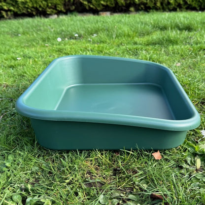 Large Green Plastic Garden & Greenhouse Potting Tray - Pack of 2