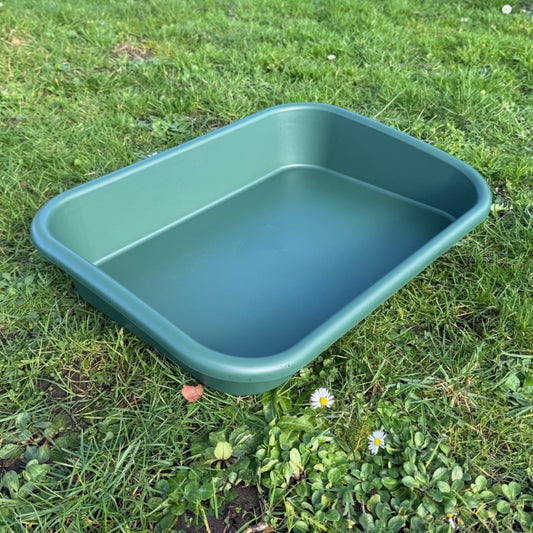 Large Green Plastic Garden & Greenhouse Potting Tray