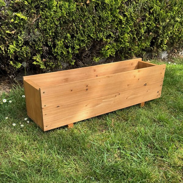 Large Rectangle Wooden Garden Trough Planter – Selections