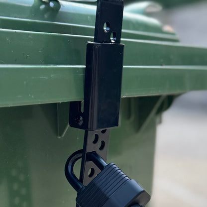 Wheelie Bin Metal Security Strap Lock with Padlock