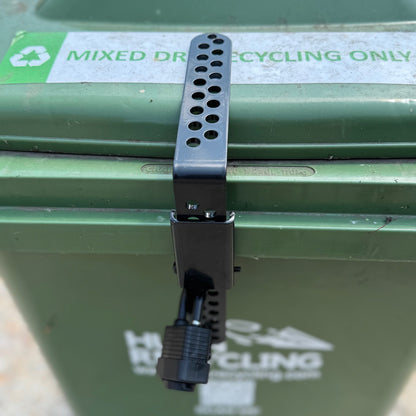 Wheelie Bin Metal Security Strap Lock with Padlock