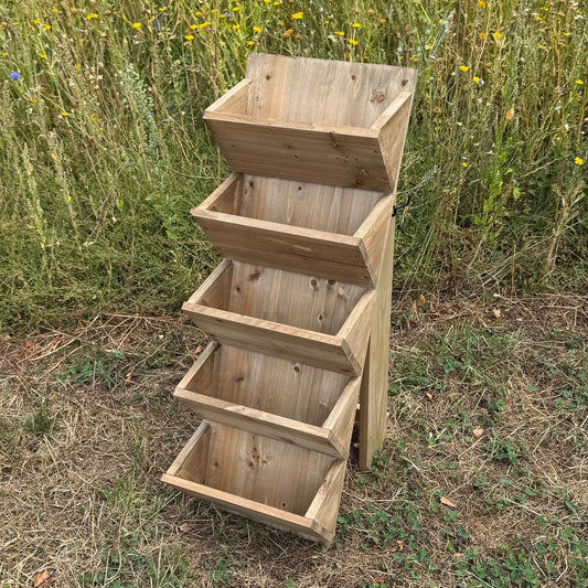 5 Tier Wooden Garden Flower & Herb Planter