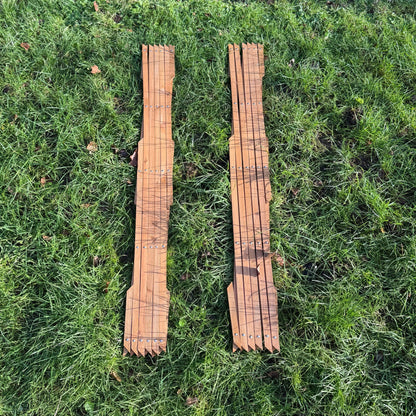 Expanding Wooden Garden Trellis (180cm x 90cm) -  Pack of 2