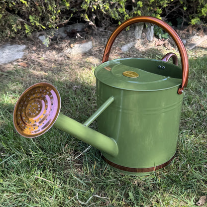 Heritage Tweed & Copper Metal Watering Can (9 Litre)