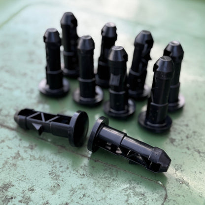 Wheelie Bin Lid Plastic Hinge Pins - Pack of 10