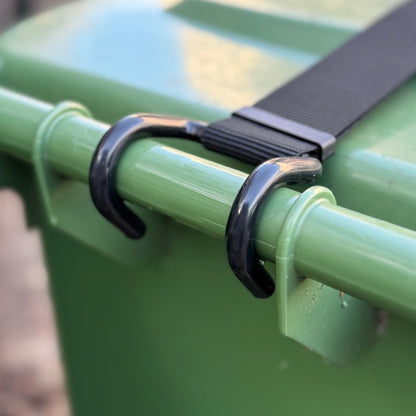 Wheelie Bin Lid Double Claw Security Lock Strap