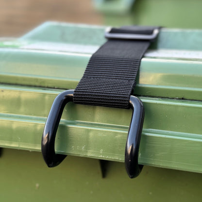 Wheelie Bin Lid Double Claw Security Lock Strap