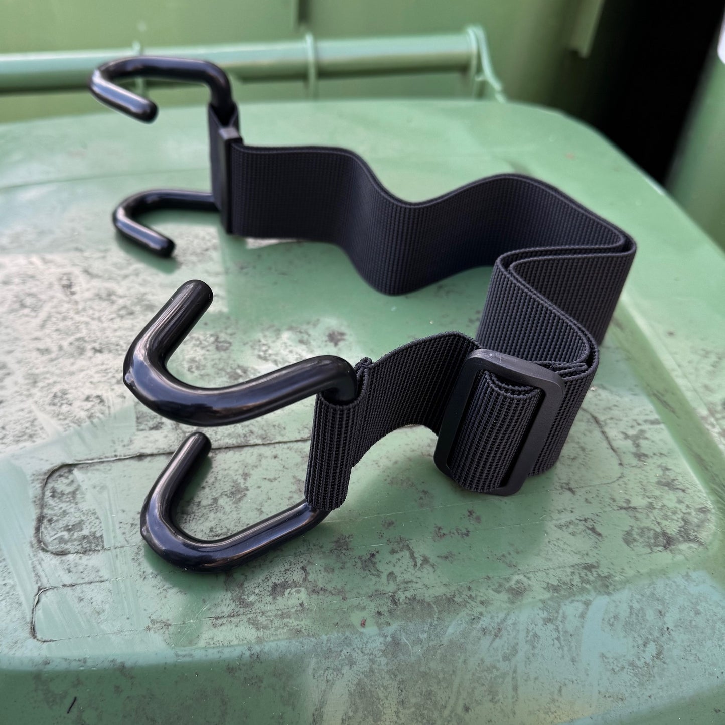 Wheelie Bin Lid Double Claw Security Lock Strap
